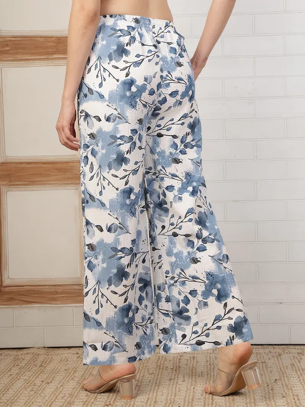 White_&_Blue_Crush_Wide_Leg_Floral_Print_Palazzo_Pants_For_Women
