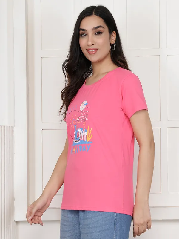 Pink_Cotton_Regular_Fit_Graphic_T-Shirt_For_Women