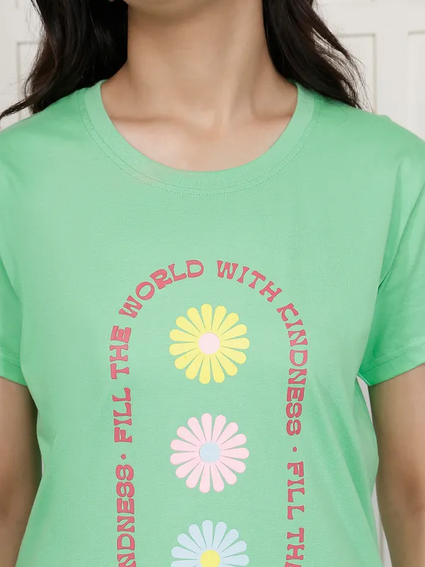 Green_Cotton_Relaxed_Fit_Graphic_T-Shirt_For_Women