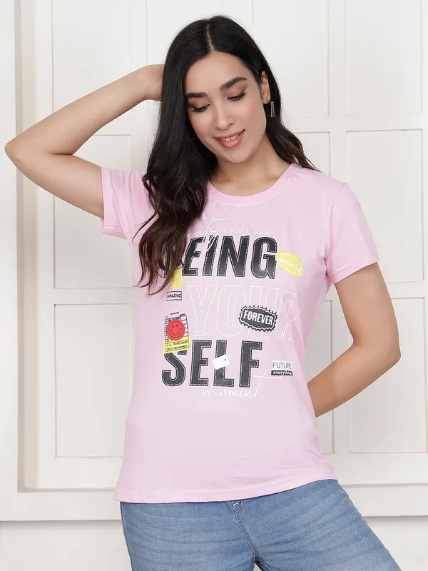 Pink_Cotton_Regular_Fit_Graphic_Print_T-Shirt_For_Women