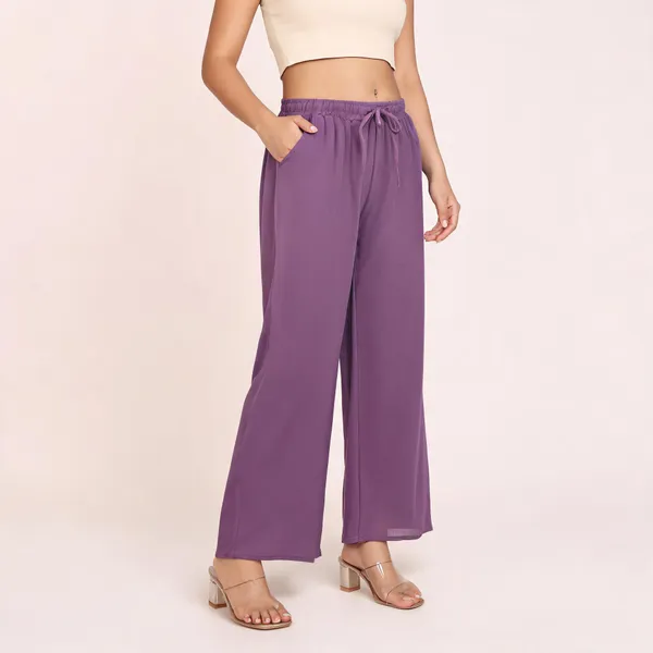 Purple_Chiffon_Wide_Leg_Palazzo_Trousers_For_Women