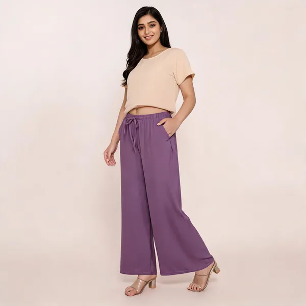 Purple_Chiffon_Wide_Leg_Palazzo_Trousers_For_Women