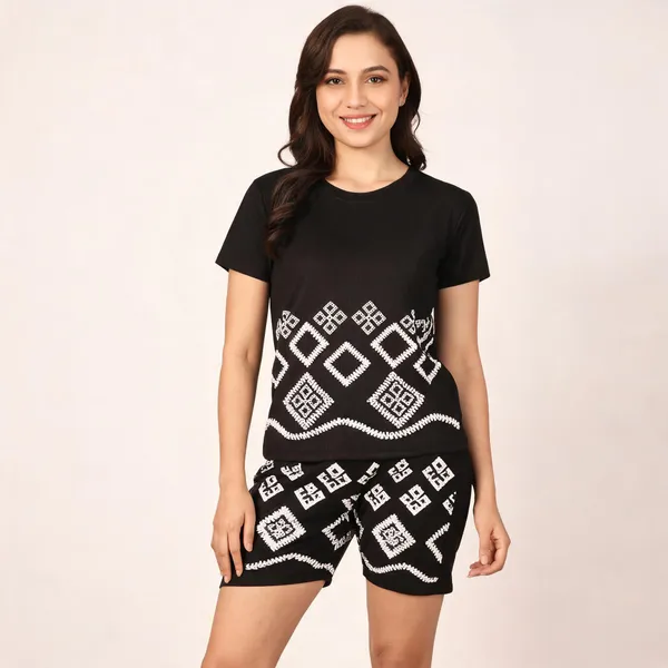 Black_Ribbed_Cotton_Lycra_Regular_Fit_Printed_Lounge_Set_For_Women