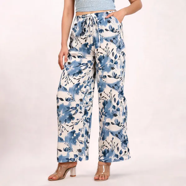 White_&_Blue_Crush_Wide_Leg_Floral_Print_Palazzo_Pants_For_Women