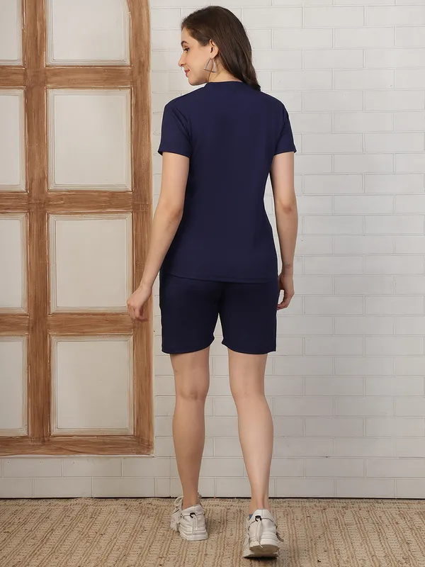 Navy_Ribbed_Cotton_Lycra_Regular_Fit_Printed_Lounge_Set_For_Women