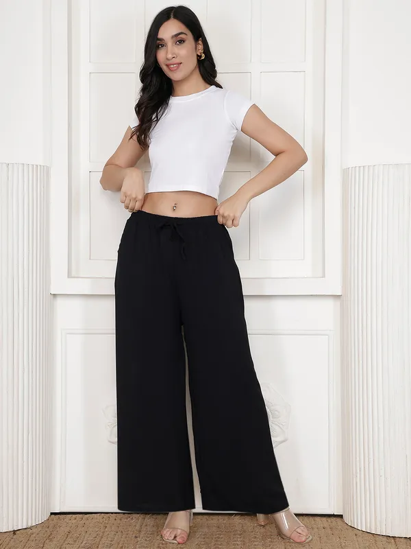 Black_Chiffon_Wide_Leg_Palazzo_Trousers_For_Women