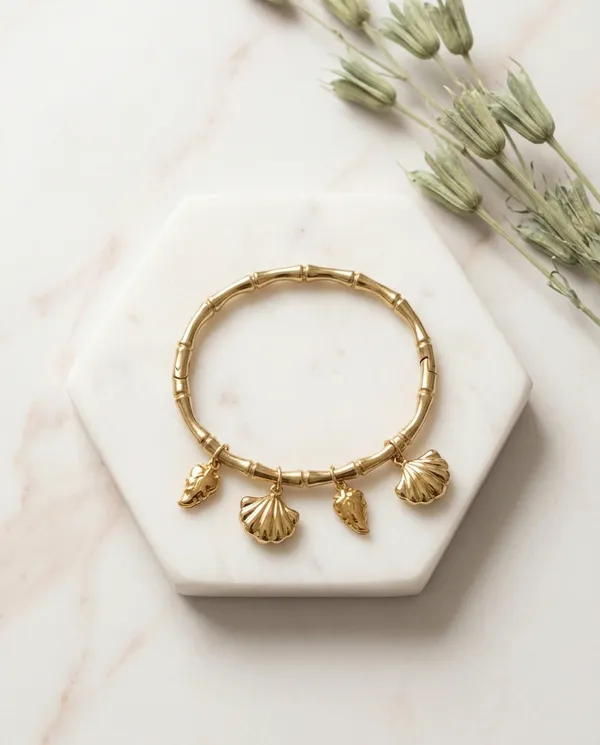 Gold_Bamboo_Kada_With_Hanging_Shell