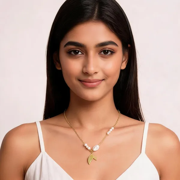 Ocean_Pearl_And_Mermaid_Neckchain