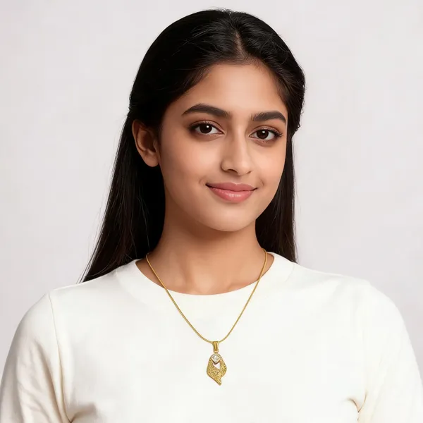 Golden_Leaf_Crystal_Neckchain