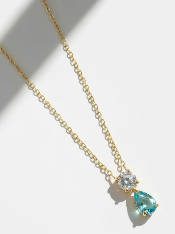 Crystal_And_Aqua_Drop_Neckchain
