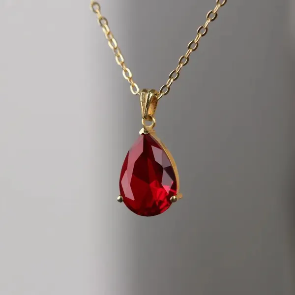 Ruby_Teardrop_Neckchain