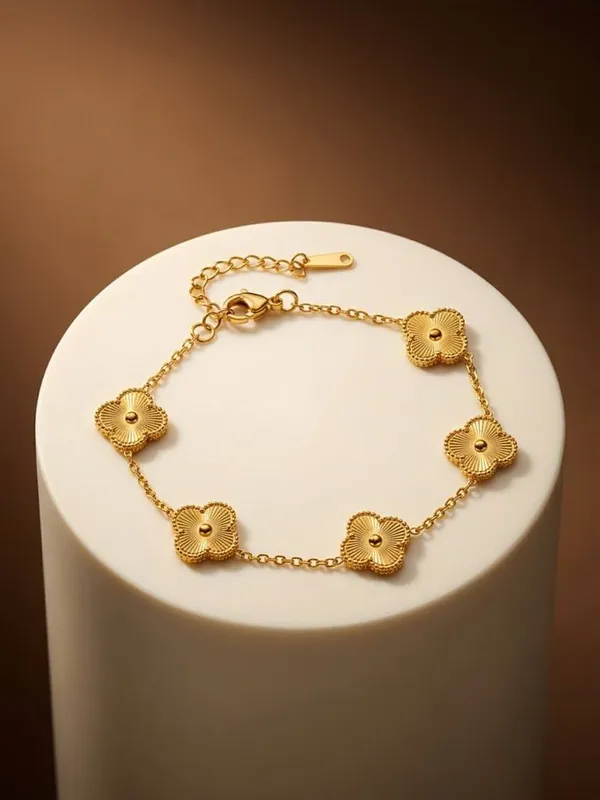 Golden_Clover_Bracelet