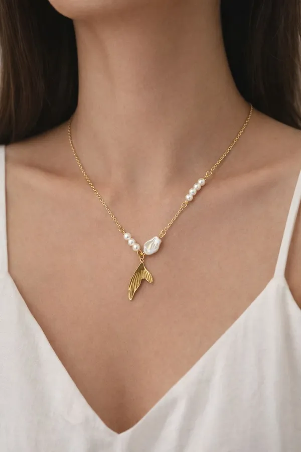 Ocean_Pearl_&_Mermaid_Neckchain