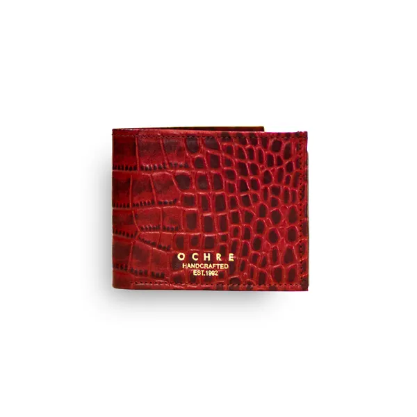 Fiery_Red_And_Parrot_Green_Classic_Coin_Bifold_Mens_Wallet_Pack_Of_2
