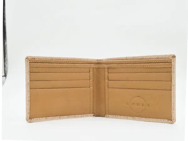Beige_Croco_Sleek_Bifold_Mens_Wallet