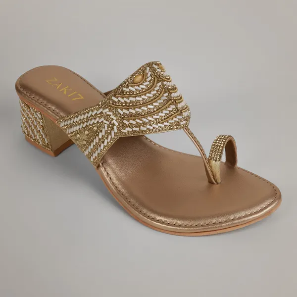 Noory_Embroidered_Kolhapuri_Heels_Gold_Gold