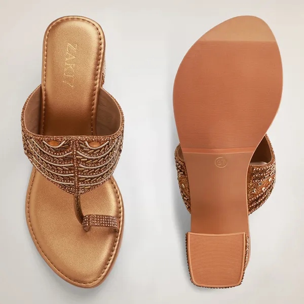 Noory_Embroidered_Kolhapuri_Heels_Antique_Antique