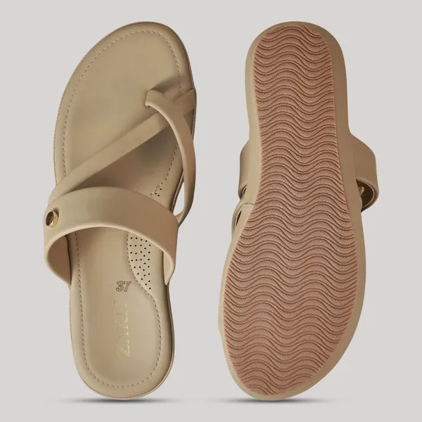 Kloe_Comfort_Flat_Sandals_Beige_Beige