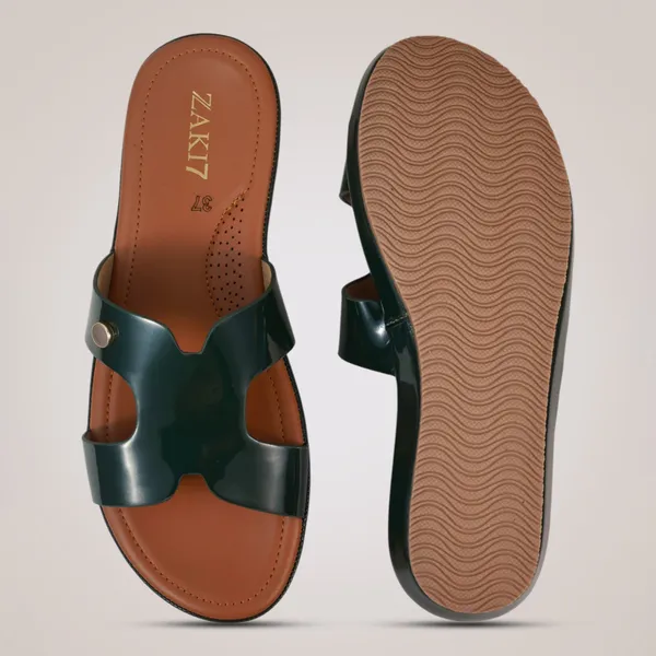 Freyah_Slip_On_Slides_Green_Green