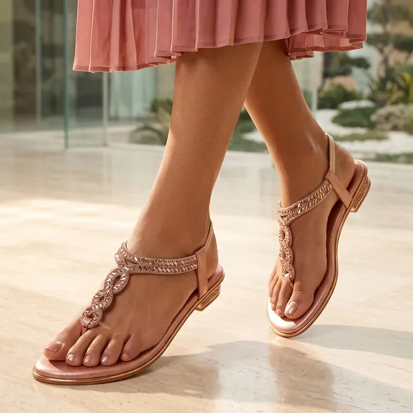 Valy_Embellished_Strappy_Sandals_-_Rosegold