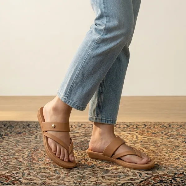 Kloe_Comfort_Flat_Sandals_-_Beige