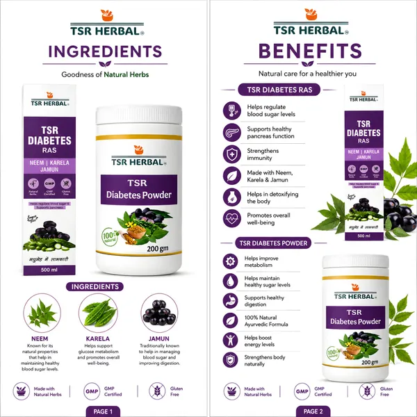 TSR_Herbal_Diabetes_Ras_And_Powder_Combo