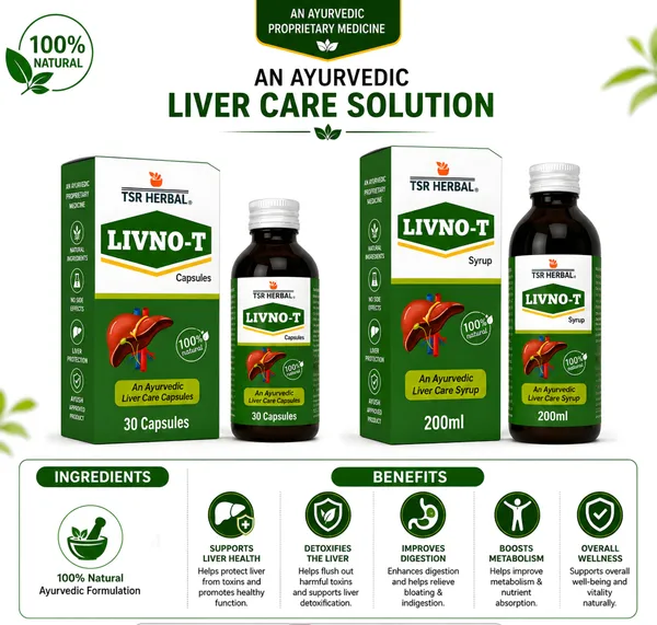 TSR_Herbal_Livno-T_Ayurvedic_Liver_Care_Capsules_And_Syrup