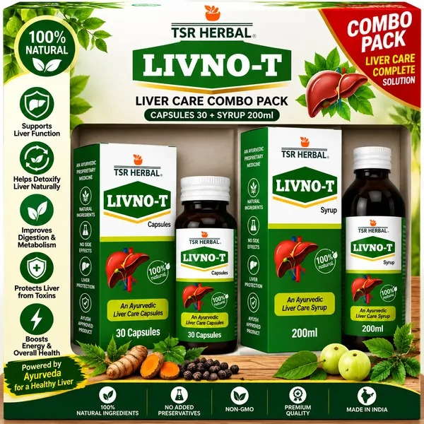 Tsr_Herbal_Livno_T_Punarnava_Kutki_Liver_Care_Capsules_And_Syrup