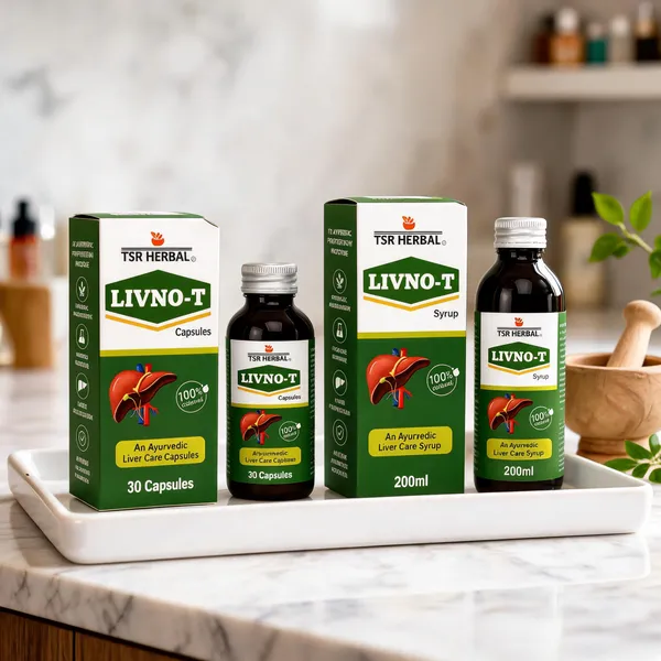 Tsr_Herbal_Livno_T_Punarnava_Kutki_Liver_Care_Capsules_And_Syrup
