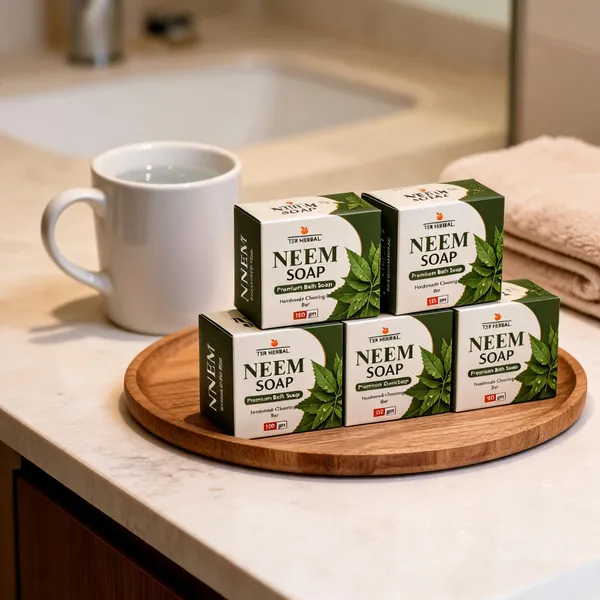 Tsr_Herbal_Neem_Aloe_Vera_Cleansing_Bath_Soap_Pack_Of_5