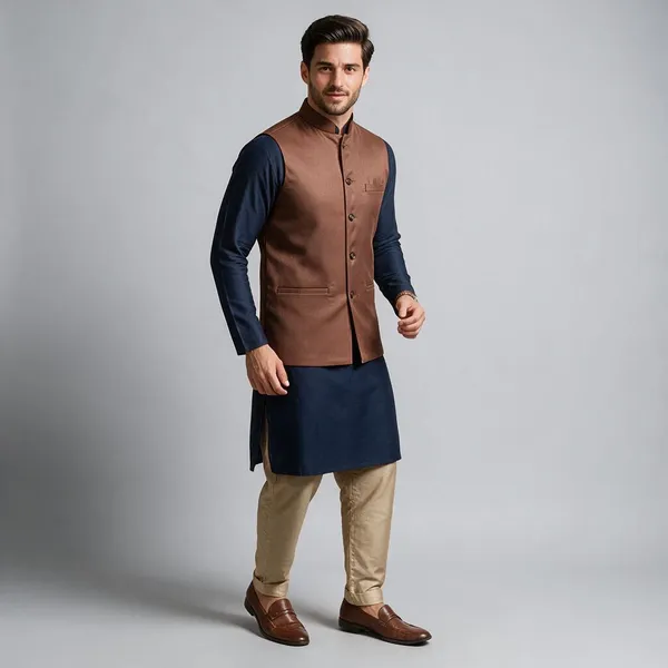 Brown_Nehru_Style_Waistcoat_for_Men