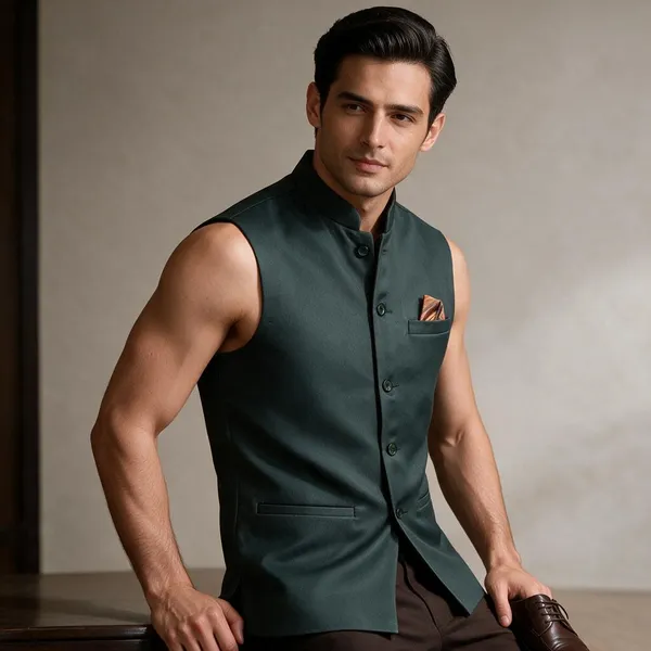 Green_Nehru_Style_Waistcoat_for_Men