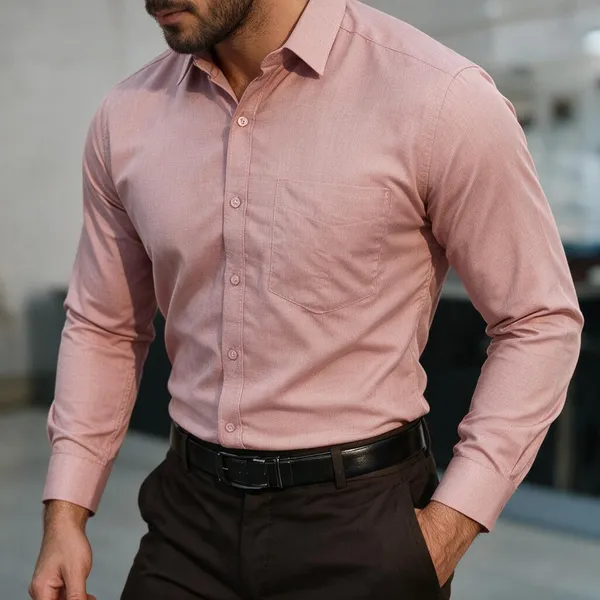 Pink_Textured_Regular_Fit_Shirt_for_Men