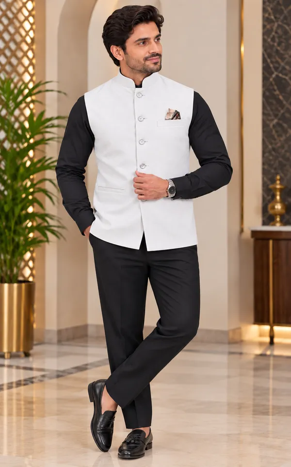White_Textured_Nehru_Jacket_for_Men