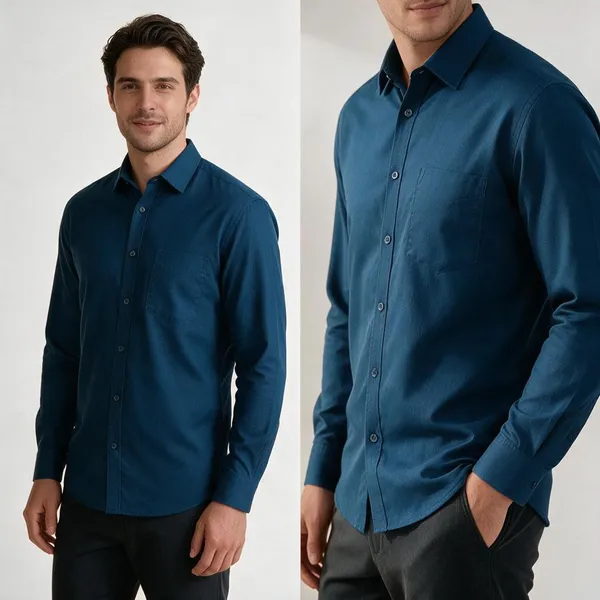 Blue_Textured_Regular_Fit_Shirt_for_Men