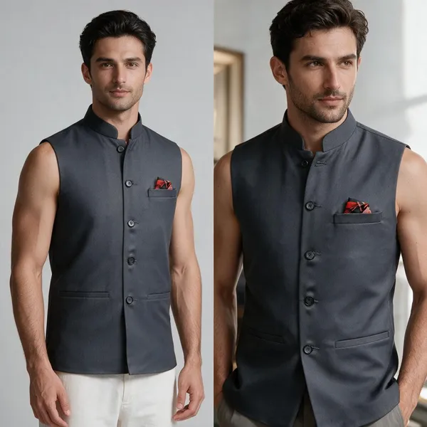 Grey_Mandarin_Collar_Waistcoat_for_Men