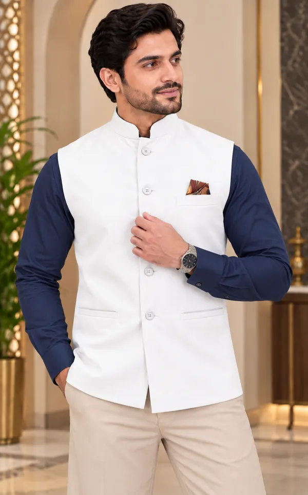White_Nehru_Collar_Waistcoat_for_Men