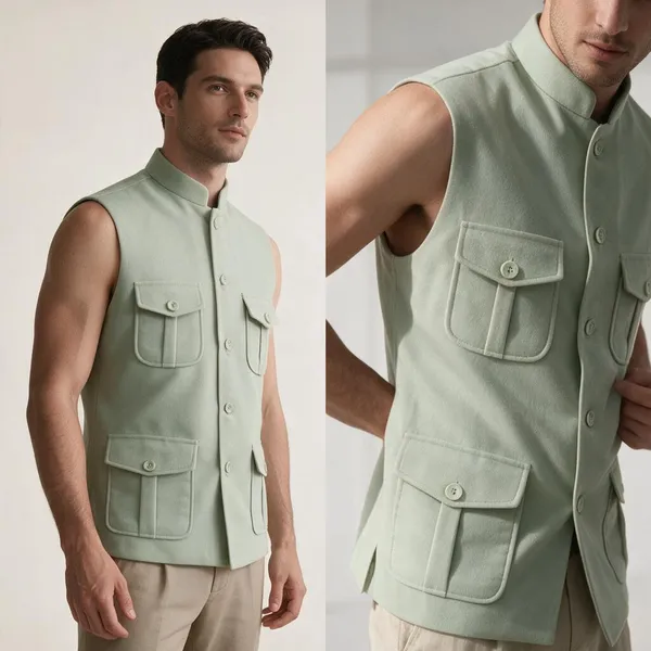 Light_Green_Multi_Pocket_Utility_Vest_for_Men