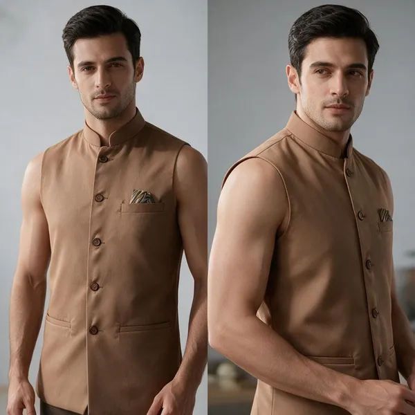 Tan_Nehru_Collar_Waistcoat_for_Men