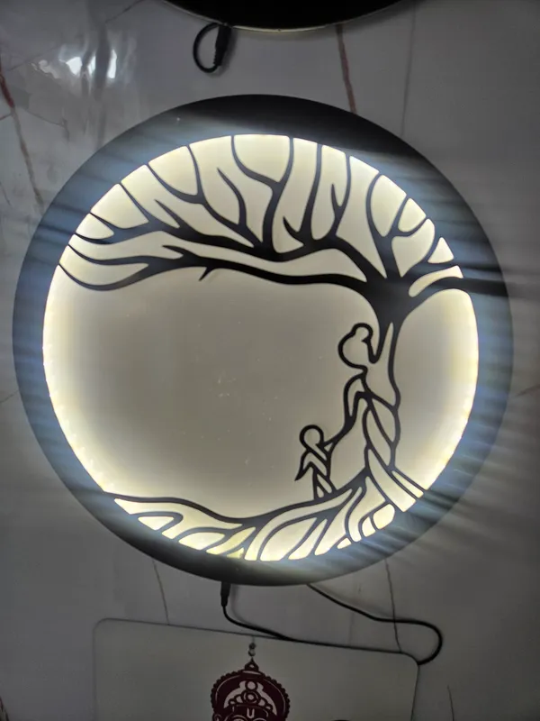 Metal_Decorative_Tree_Of_Life_Round_LED_Wall_Light