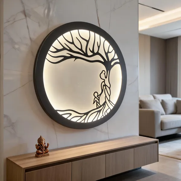 Metal_Decorative_Tree_Of_Life_Round_LED_Wall_Light
