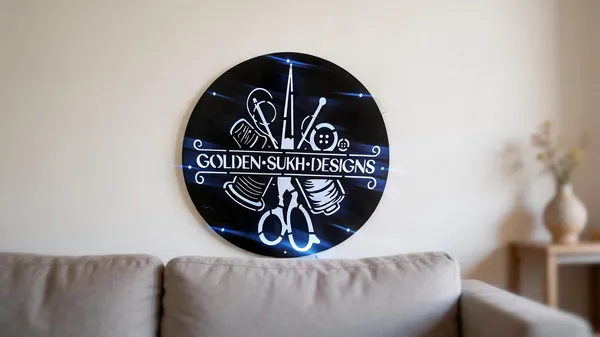 Metal_Round_LED_Sukh_Designs_Sign_Board