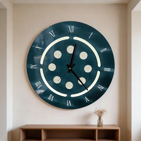 Metal_Modern_Roman_Numeral_Round_LED_Wall_Sign