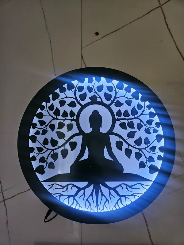 Metal_Spiritual_Buddha_Tree_Of_Life_Round_LED_Wall_Light