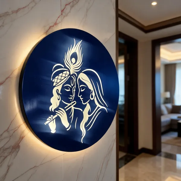 Metal_Devotional_Radha_Krishna_Round_LED_Wall_Light
