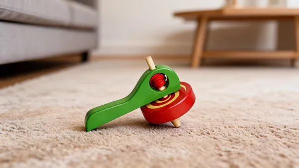 Green_Red_Wooden_Spinning_Top_Toy_With_Launcher