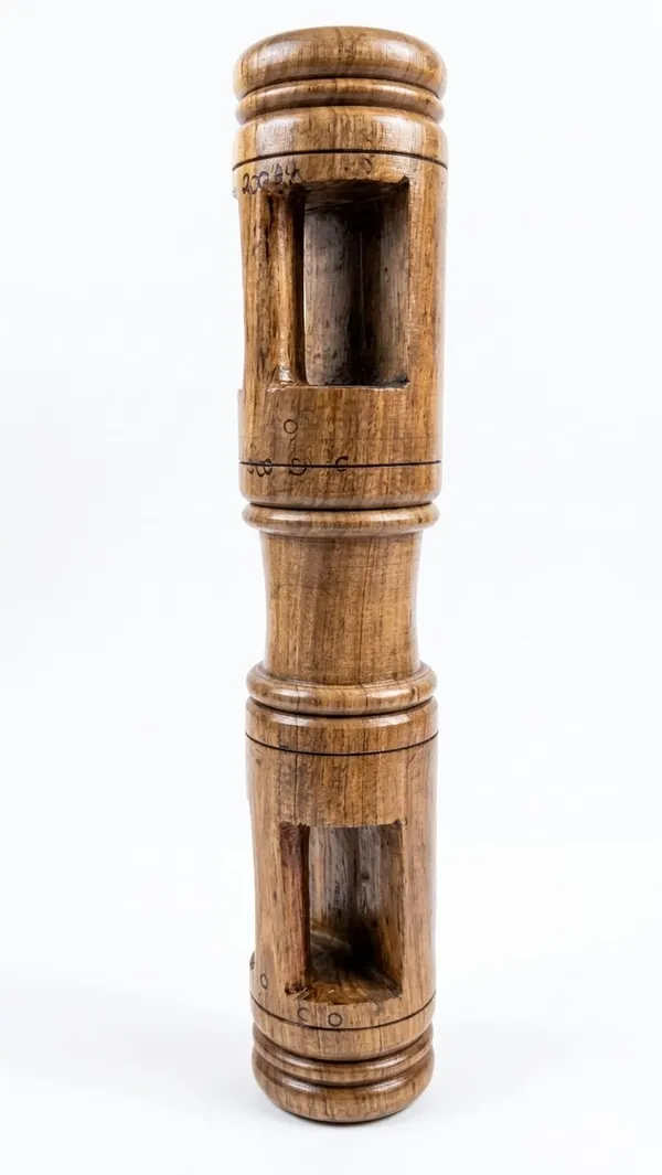 Wooden_Carved_Cylindrical_Decorative_Showpiece