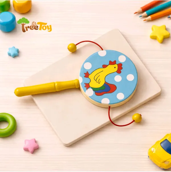 Wooden_Duck_Design_Hand_Drum_Musical_Toy