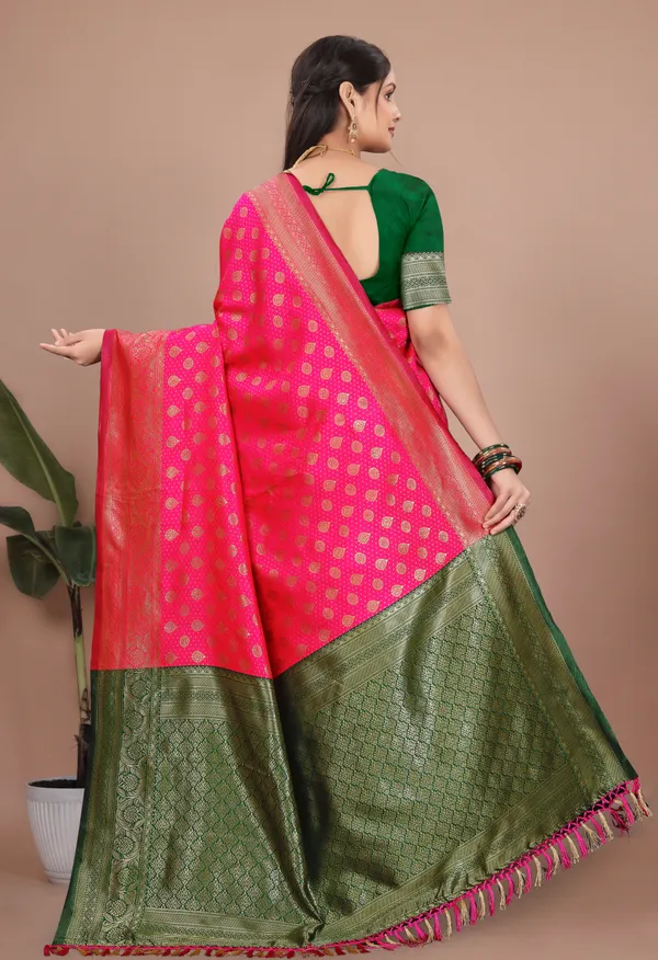Pink_Woven_Traditional_Saree_For_Women