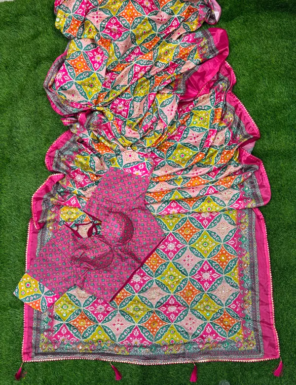 Multicolor_Printed_Saree_For_Women